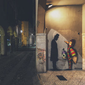 Tony Gallo - Graffiti - Strani Incontri con Kenny Random - Via Santa Lucia - Padova - 2016 - 2