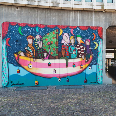 Tony Gallo - Graffiti Steet Art - Downtown | Piazza Gasparotto - Padova, 2016